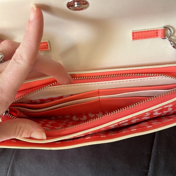 Vera Bradley New Pink White Shoulder Bag - Picture 5 of 7